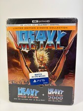 Heavy Metal / Heavy Metal 2000 2-Film SteelBook 4K UHD / Blu-ray / Digital NEW