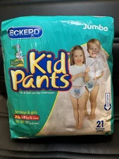 Dragon Tales Eckerd Jumbo XL 4T-5T Kid Training Pants 21 Pairs SEALED Vintage 