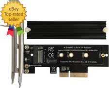 M.2 NVME to Pcie 3.0/4.0 X4 to Pcie Expansion Card with Aluminum Heatsink