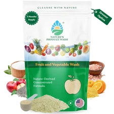 Natures Produce Wash, Fruit and Vegetable Wash, Removes Unwanted Residue, Ext...