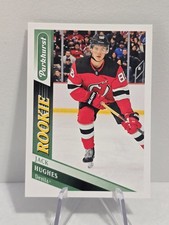 2019-20 Parkhurst Jack Hughes Rookie Card #320 New Jersey Devils. rookie card picture