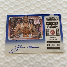 2022-23 Panini Contenders Ticket Variation /21 Tyrese Martin #108 Rookie Auto RC