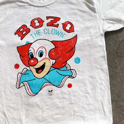 Bozo The Clown T-Shirt Retro Vintage TV Circus Character Graphic 