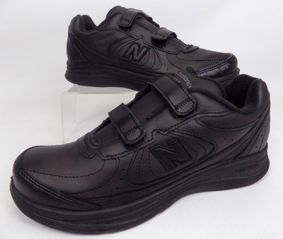 New Balance 577 MW577VW Women's Walking Shoes Size 7.5 B Black Leather