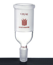 Synthware Enlarging Adapter – 24/40 to 14/20 Standard Taper Joint – Borosilicate