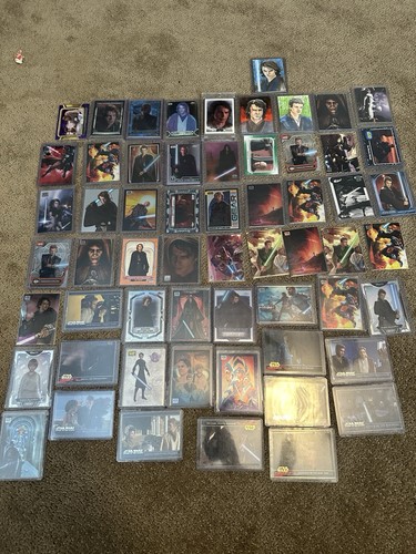 Topps Star Wars Anakin Skywalker Lot 59 Cards With 3 Psc Sketches!