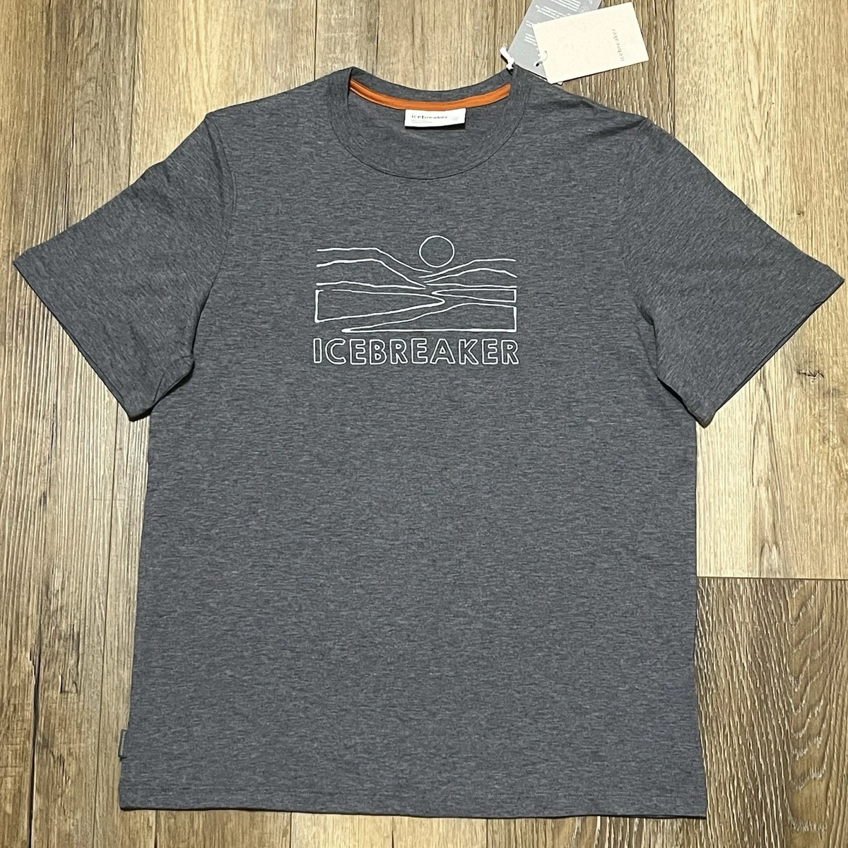 Icebreaker T-shirt en laine mérinos pour femmes bleu clair moyen