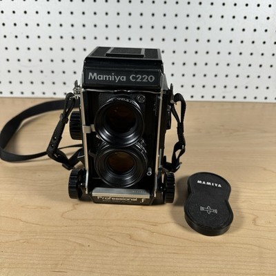 Mamiya C220 Pro F Film Camera W/ 80mm f/2.8 Lens, 65mm f/3.5 Lens