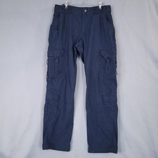 5.11 Tactical Series Men's Cargo Pants Blue 36x34 Polyester Cotton