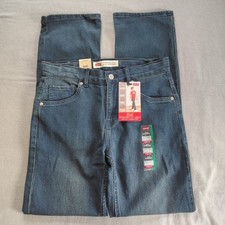Levi's - 514 Straight - Boys 18 29x31 30x30 Reg Jeans - Regular Fit - Dark Wash