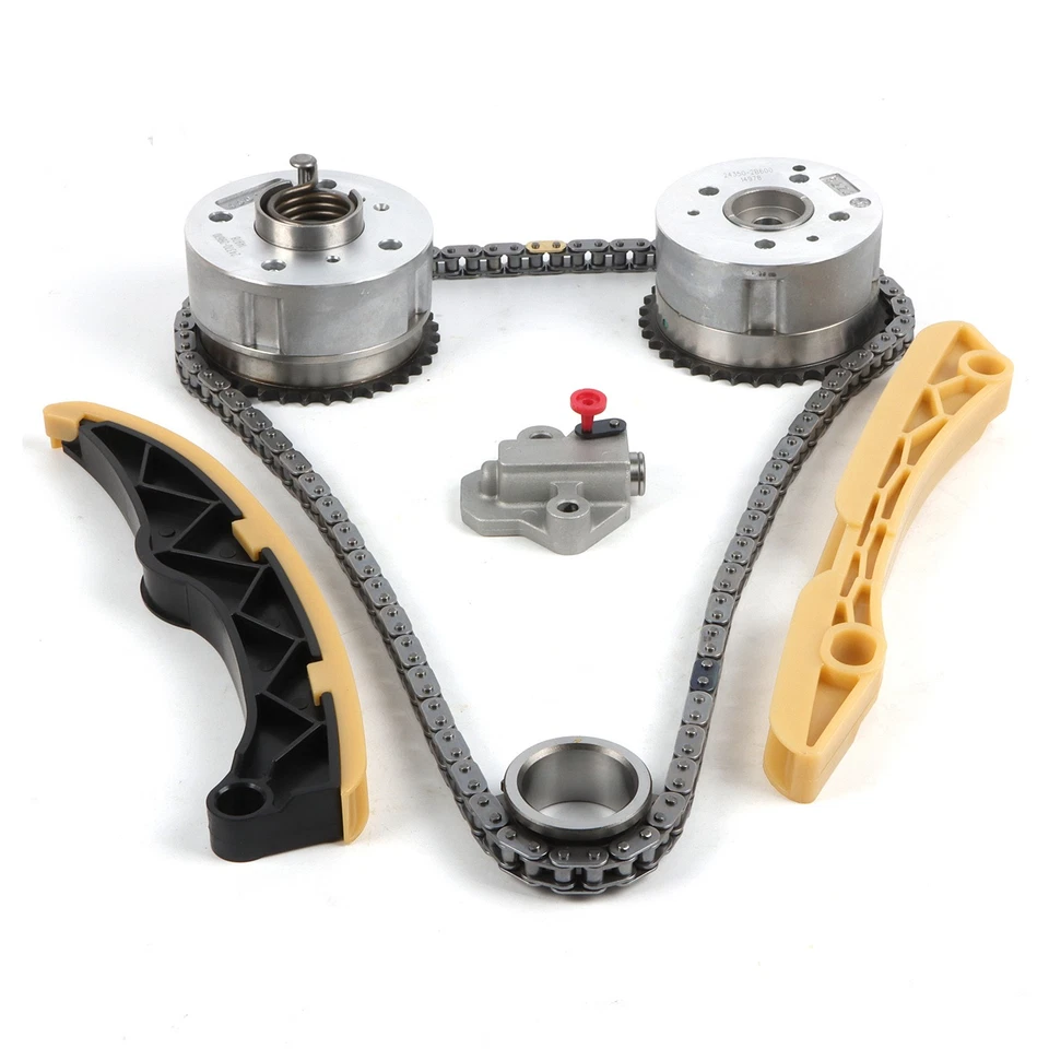 Kit de cadena de distribución con piñón de engranaje VVT para Hyundai Accent Veloster 12-21 Kia Rio Foto 4 de 4