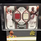 2009 SP Game Used Edition - Combo Materials LeBron James, Michael Jordan /499