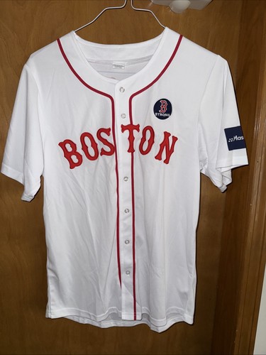 Boston Red Sox PATRIOTS DAY Official "BOSTON STRONG" Replica SGA M Jersey(B62) - Picture 2 of 9