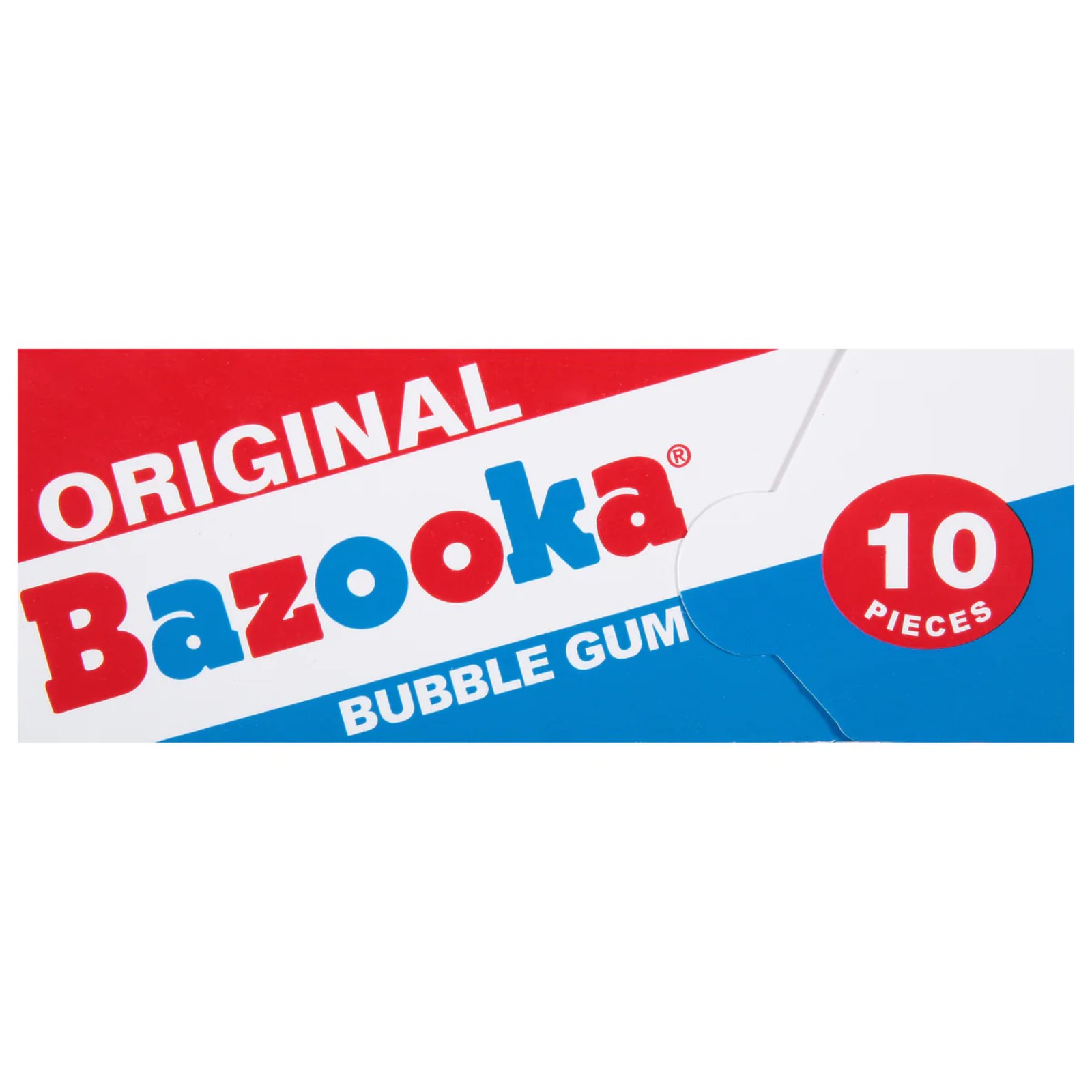 Full Box 12x Bazooka Original Bubble Gum 10 Pieces Joke On Wrappers 6690₽