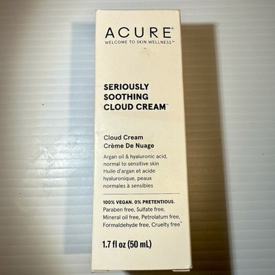 ACURE- Seriously Soothing - Cloud Cream - 1.7 fl oz (50 ml) - NEW