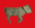 Pewter mould Galloway young beef approx. 280 g pure pewter pewter figures mould pewter casting