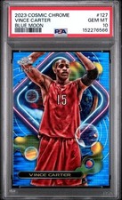 2023-24 Topps Cosmic Chrome - Vince Carter Blue Moon Refractor /99 Psa 10 POP 1