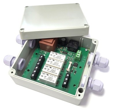 Umschaltstation für Netzvorrangschaltung max. 16A / 3600VA mit Inverter Ausgang 