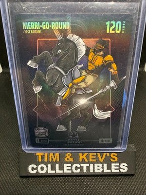 Bo Jackson Battle Arena Alpha Update - Merri-Go-Round - Steel Battlefoil