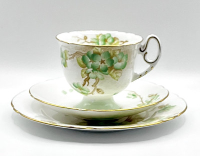 SHELLEY Bone China APPLE BLOSSOM Trio, Muster: 12549