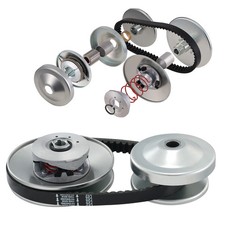 Go-Kart Torque Converter Driver Pulley Replacement with Drive Belt Small Engine