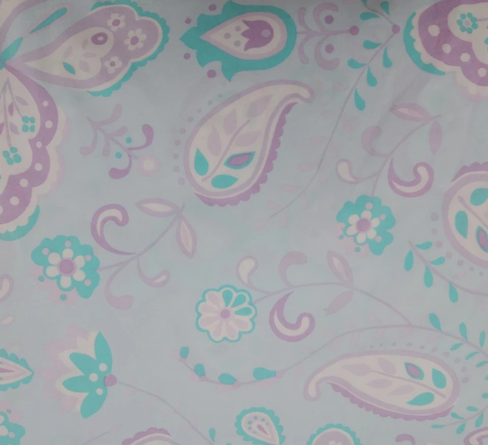 Funda nórdica y farsa Pottery Barn Kids doble azul púrpura mariposas de cachemira Foto 2 de 4