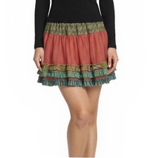 Matilda Jane Ruffle Skirt Girls' Size 14 Floral Mesh Mixed Pattern Tiered