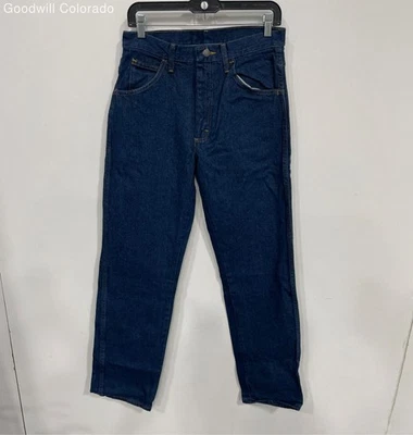 Rustler Mens Jeans Blue Solid 100 Percent Cotton Classic Fit Pants 87631PW 31X32 - Image 1 of 3