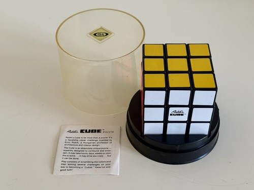 VTG RUBIK'S Cube 1980 Original Ideal Toy Corp W/ Box Rare With Packaging.