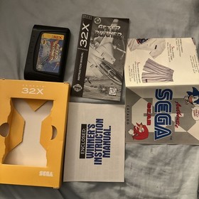 After Burner (Sega Genesis 32X) MINT COMPLETE CIB W/REG CARD, GORGEOUS, 10/10!
