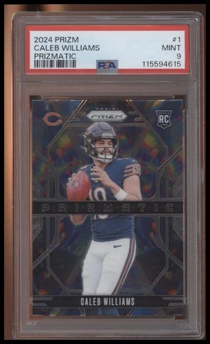 2024 Panini Prizm #1 Caleb Williams Prizmatic PSA 9