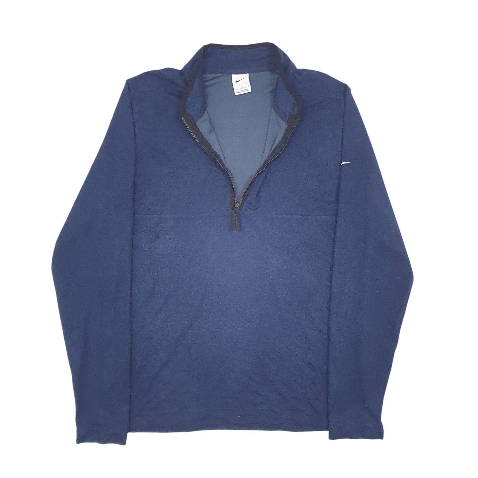NIKE 1/4 Quarter Zip Active Wear Jumper Sweatshirt Mens L image 2