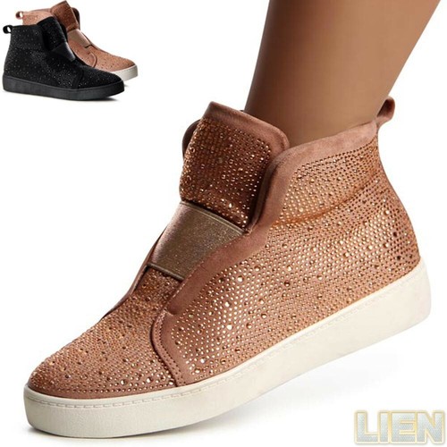 Zapatos Mujer Zapatillas Botas Plataforma Botas Botines Botas Brillo | eBay