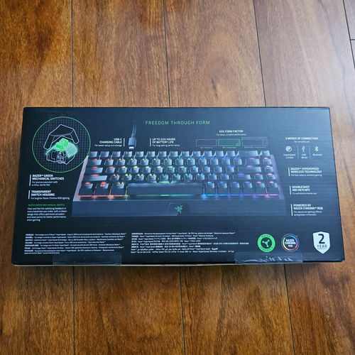 Razer BlackWidow V3 Mini HyperSpeed 65% Wireless Mechanical Gaming Keyboard..- - Picture 2 of 3