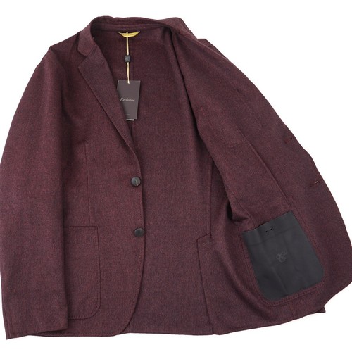 Canali Exclusive Slim-Fit Unstructured Cashmere-Silk Sport Coat 44R (fits 42) - Picture 2 of 10