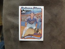 1989 Topps Gregg Jeffries Future Star Card