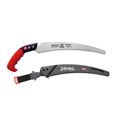 Kanzawa Samurai Ichigeki Pruning Saw 330mm C-330-LH with Ergo Grip (Orange) w/sh