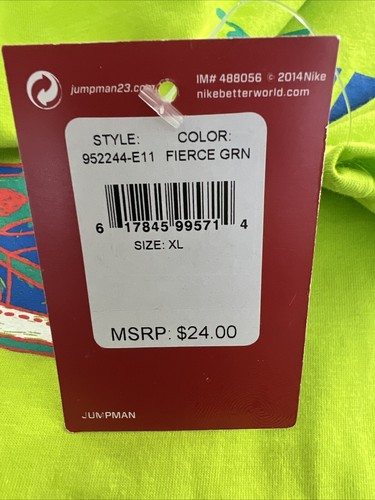 CAMISETA JORDAN JUVENIL XL X GRANDE RETRO 1 NUEVA CON ETIQUETAS - Imagen 4 de 5