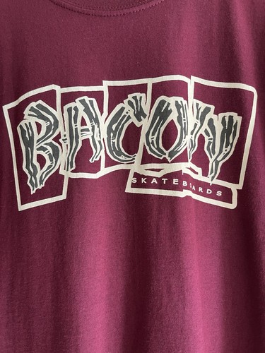 Vintage NOS Bacon Skateboards Shirt XL (controversial graphic) New Deadstock - Picture 3 of 7