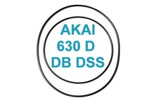 COURROIES SET AKAI GX 630 D DB DSS MAGNETOPHONE A BANDE EXTRA FORT 630D 630DB 