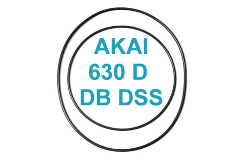 COURROIES SET AKAI GX 630 D DB DSS MAGNETOPHONE A BANDE EXTRA FORT 630D 630DB  - Photo 1/1