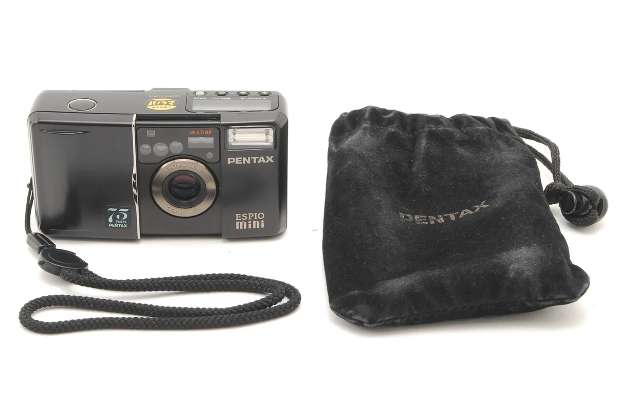 [Top Mint w/ Case] PENTAX ESPIO mini 75 Years Point & Shoot Film Camera  JAPAN