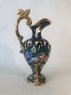 Classic M. Depose 948 Ceramic Vase Jug With Gilt & Bird Detailing