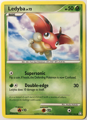 POKEMON LEDYBA lv.12 104/146 D&P LEGENDS AWAKENED COMMON NEAR MINT