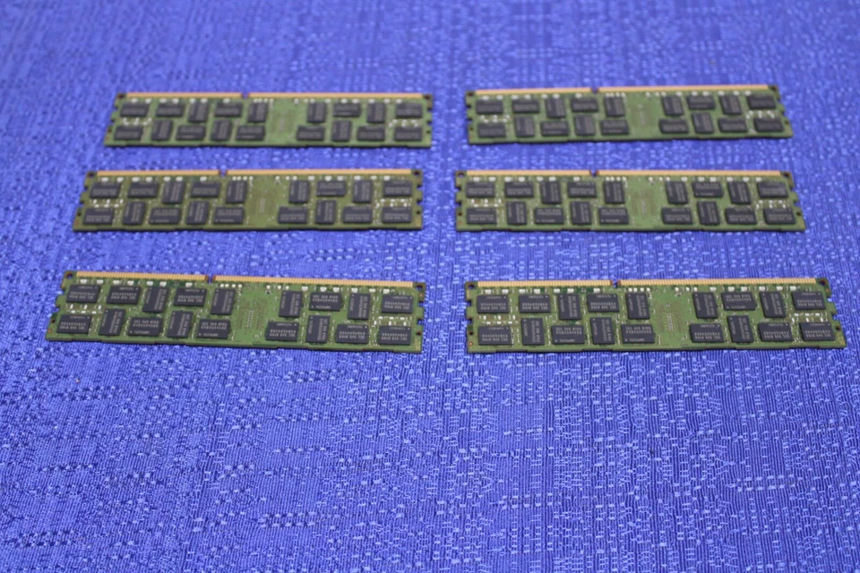 Lot of 6 16GB 2RX4 PC3L -12800R M393B2G70DB0 Server RAM - Image 4 of 4