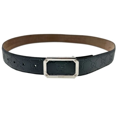 GUCCI グレーレザー ベルト 90-36 s-l400.jpg