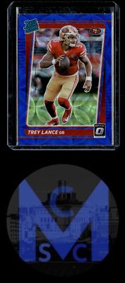 2021 Donruss Optic #203 Trey Lance Blue Scope