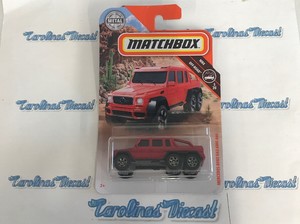 Details About 2019 Matchbox Q Case Red Mercedes Benz G63 Amg 6x6
