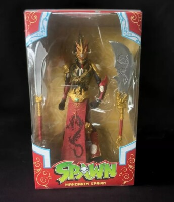 Mcfarlane Toys NIB Mandarin Spawn Action Figure Sealed Red Gold NIB
