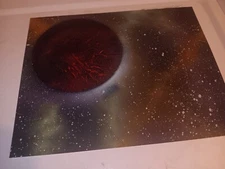 Space Spray Paint Art Original